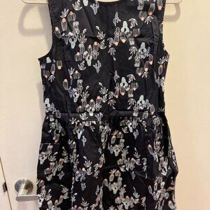 ModCloth Cactus Print Sleeveless Fit & Flare Dress with Pockets – Size M